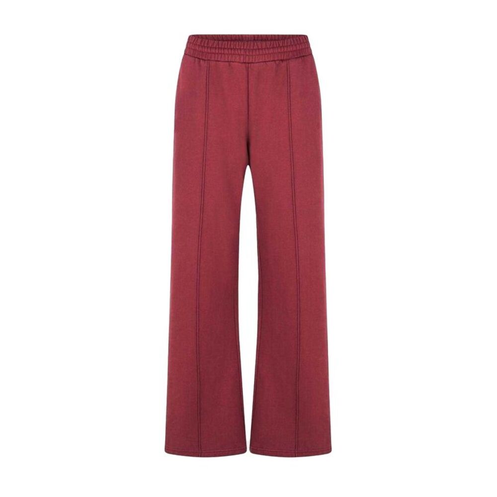 4th & Reckless Womens/Ladies Wide Leg Pants / Berry